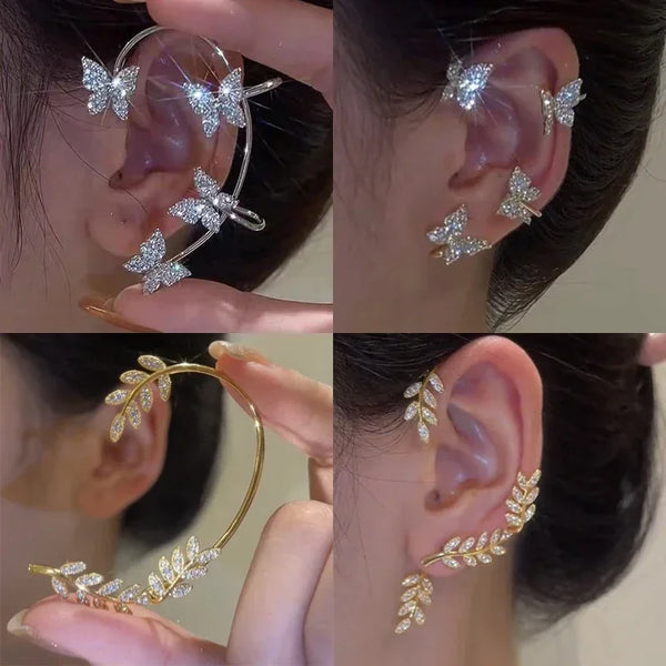 Pendientes Mariposa Brillantes